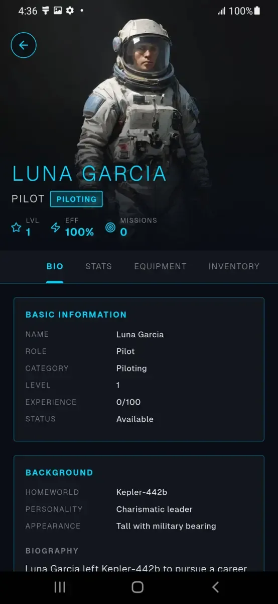 Space ship concept art